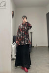 GEOFFREY B. SMALL Heavy Silk Lining Collection V Unisex GBS-CVS06-RHYH Church Dyed Red Print Tie Dye PGBS3